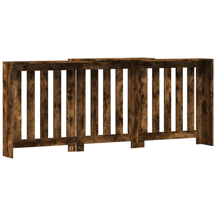 Radiatorcover Røget eg 205 x 21,5 x 83,5 cm Konstrueret træ
