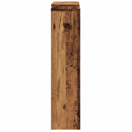 radiatorskjuler 205x21,5x83,5 cm konstrueret træ antikt træ