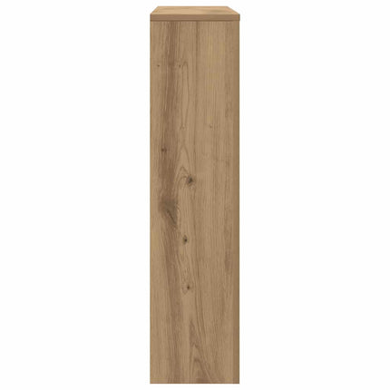 radiatorskjuler 205x21,5x83,5 cm konstrueret træ egetræsfarve