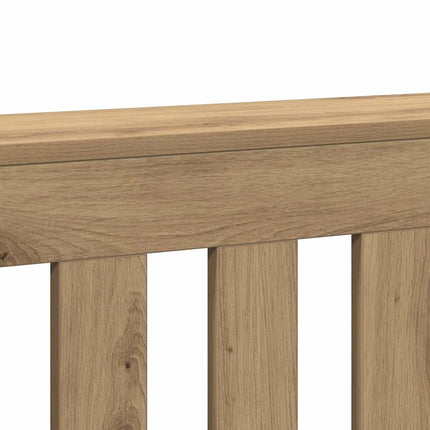 radiatorskjuler 205x21,5x83,5 cm konstrueret træ egetræsfarve