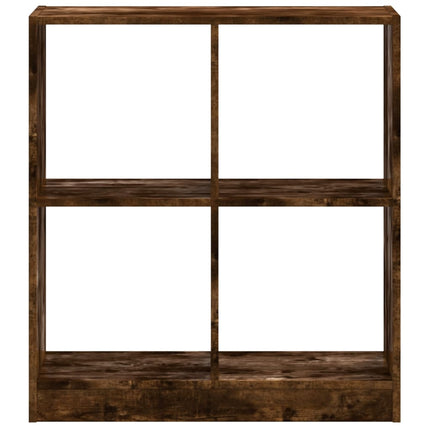 skab 68,5x32x75 cm konstrueret træ røget egetræ
