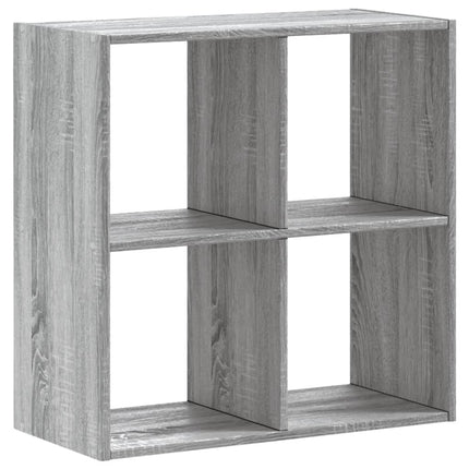 skab 68,5x32x68,5 cm konstrueret træ grå sonoma-eg