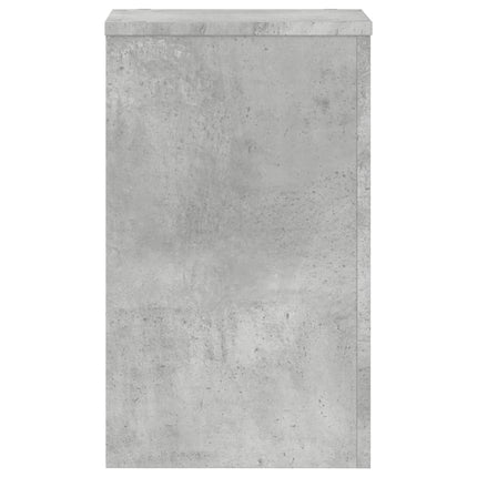 plantestativer 2 stk. 30x30x50 cm konstrueret træ betongrå