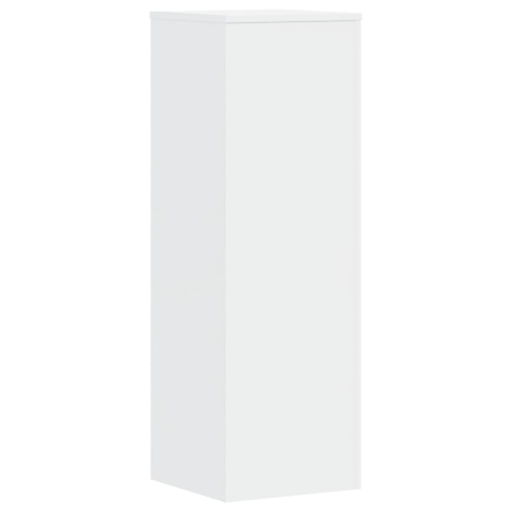plantestativ 33x33x100 cm konstrueret træ hvid