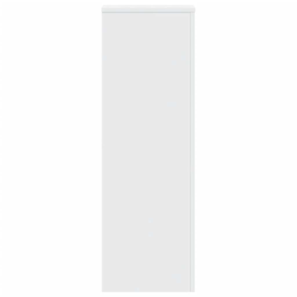 plantestativ 33x33x100 cm konstrueret træ hvid