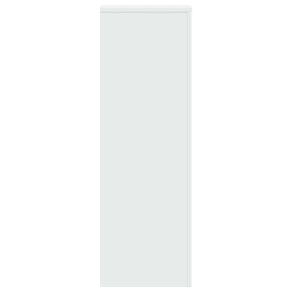 plantestativ 33x33x100 cm konstrueret træ hvid