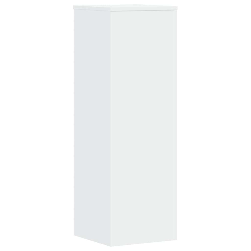 plantestativ 33x33x100 cm konstrueret træ hvid