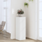 plantestativ 33x33x100 cm konstrueret træ hvid