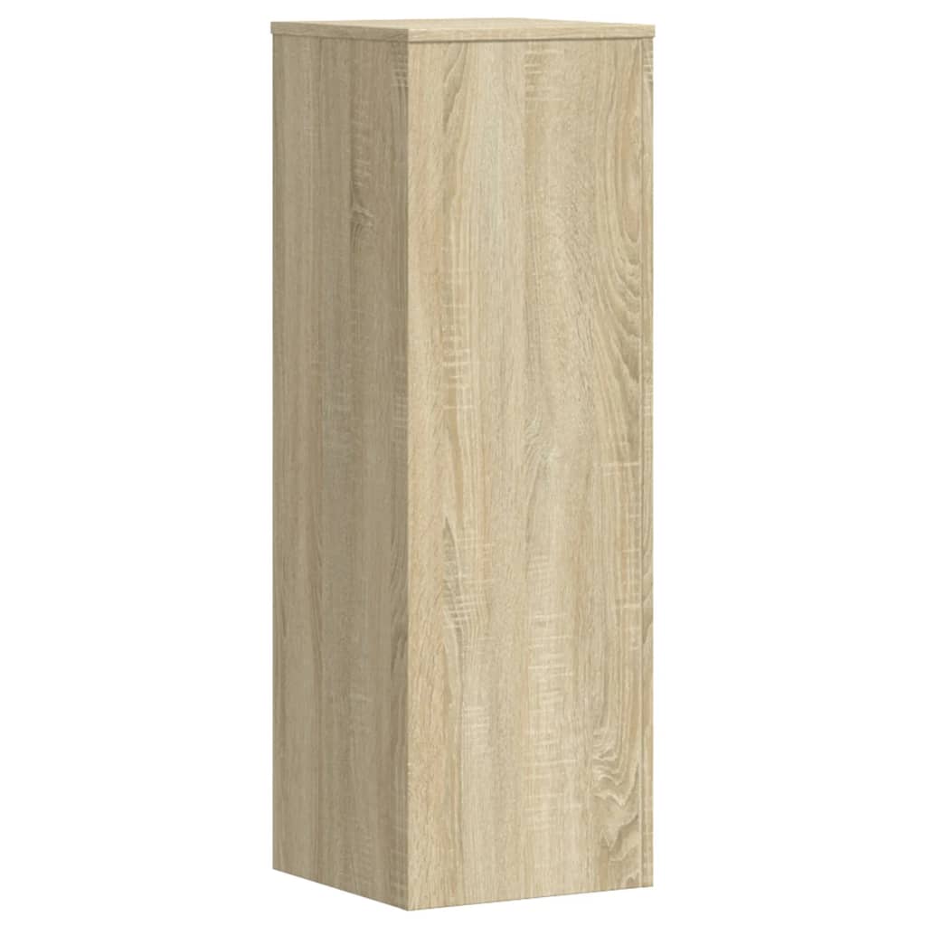 plantestativ 33x33x100 cm konstrueret træ sonoma-eg