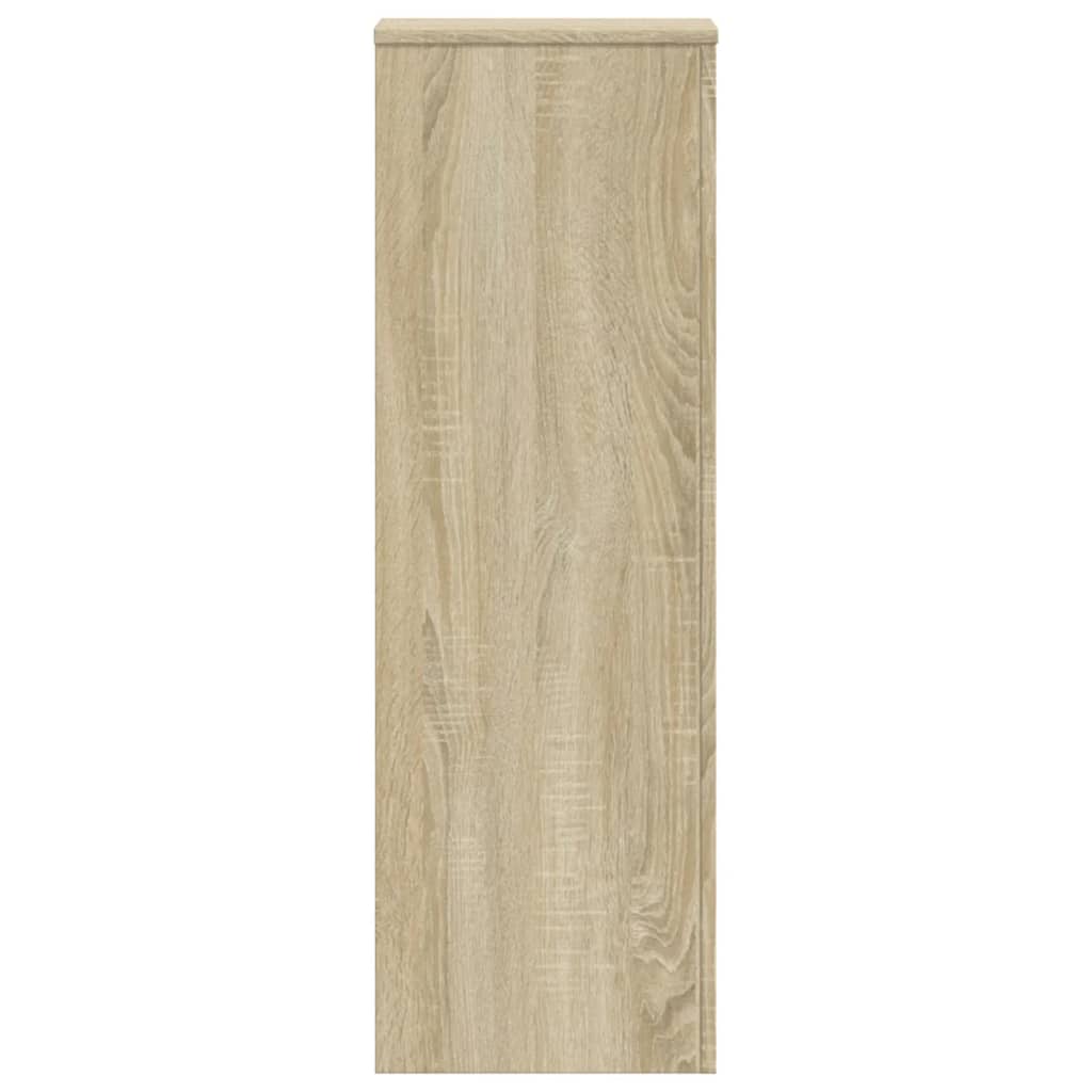 plantestativ 33x33x100 cm konstrueret træ sonoma-eg