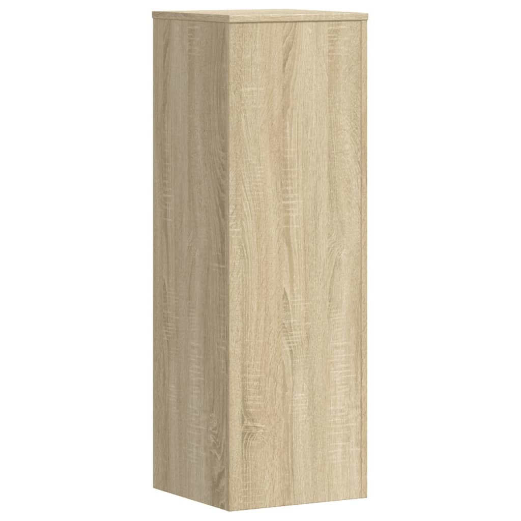 plantestativ 33x33x100 cm konstrueret træ sonoma-eg
