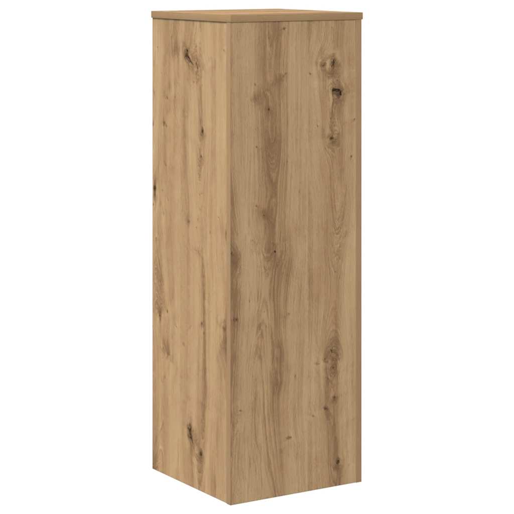 plantestativ 33x33x100 cm konstrueret træ gammelt egetræslook