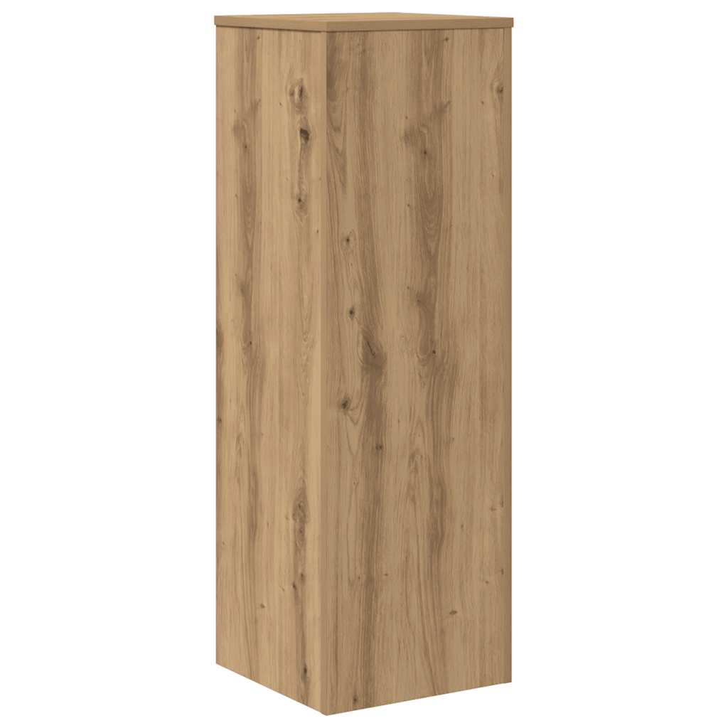 plantestativ 33x33x100 cm konstrueret træ gammelt egetræslook