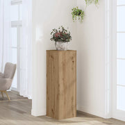 plantestativ 33x33x100 cm konstrueret træ gammelt egetræslook