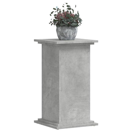 plantestativ 33x33x60 cm konstrueret træ betongrå