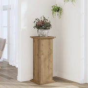 plantestativ 33x33x80 cm konstrueret træ gammelt egetræslook