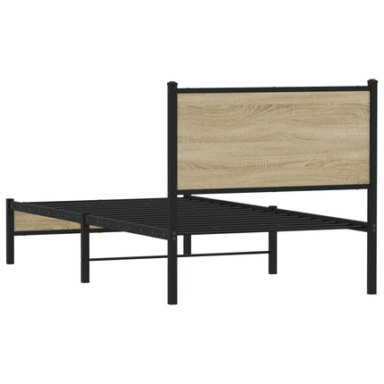 sengeramme uden madras 80x200 cm metal sonoma-eg