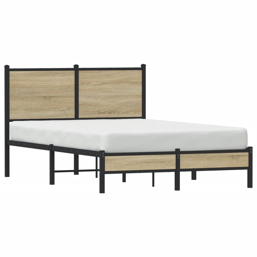 sengeramme uden madras 120x190 cm metal sonoma-eg