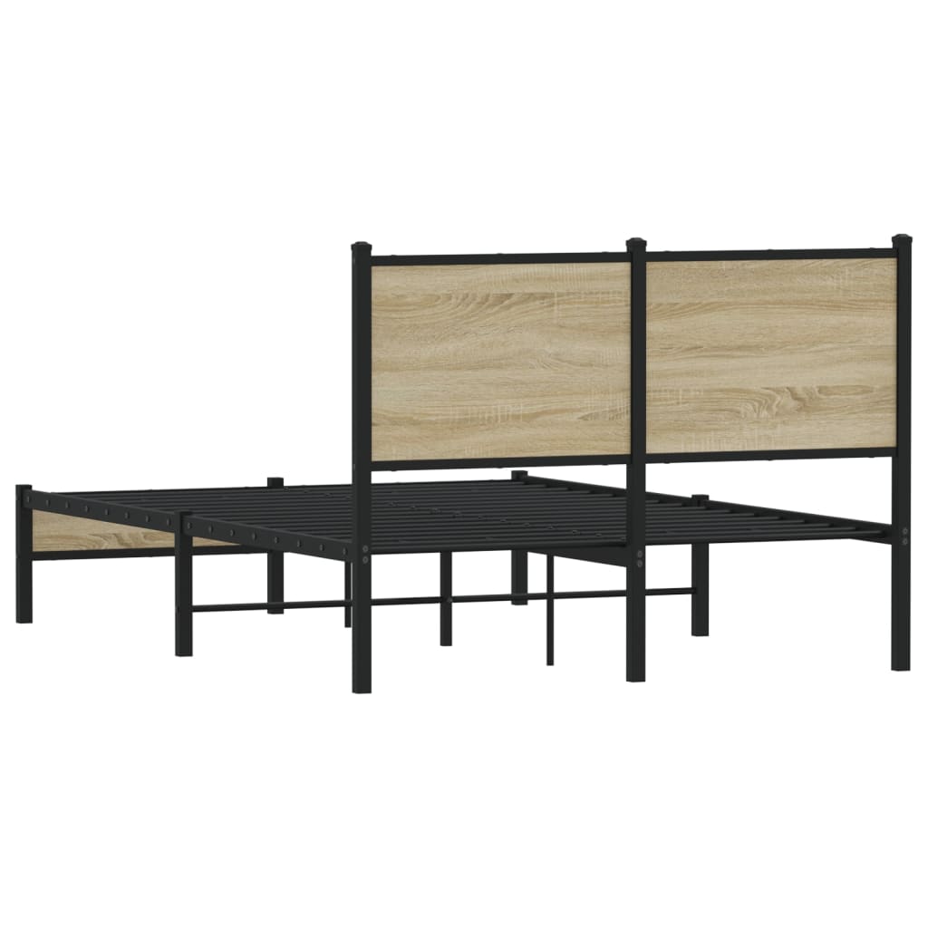 sengeramme uden madras 120x190 cm metal sonoma-eg