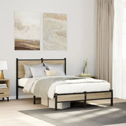 sengeramme uden madras 120x190 cm metal sonoma-eg