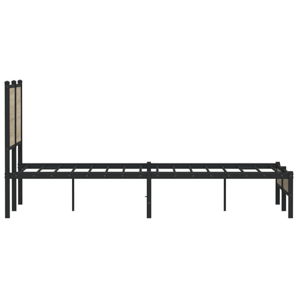 sengeramme uden madras 120x200 cm metal sonoma-eg