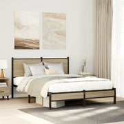 sengeramme uden madras 140x190 cm metal sonoma-eg