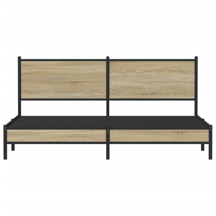 sengeramme uden madras 160x200 cm metal sonoma-eg