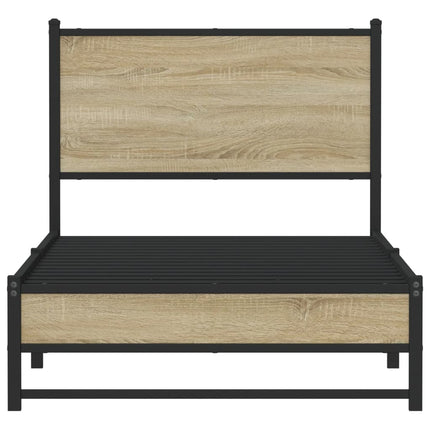 sengeramme uden madras 75x190 cm metal sonoma-eg