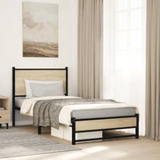 sengeramme uden madras 80x200 cm metal sonoma-eg