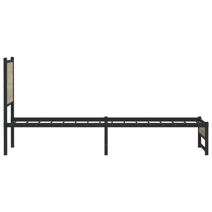 sengeramme uden madras 90x190 cm metal sonoma-eg