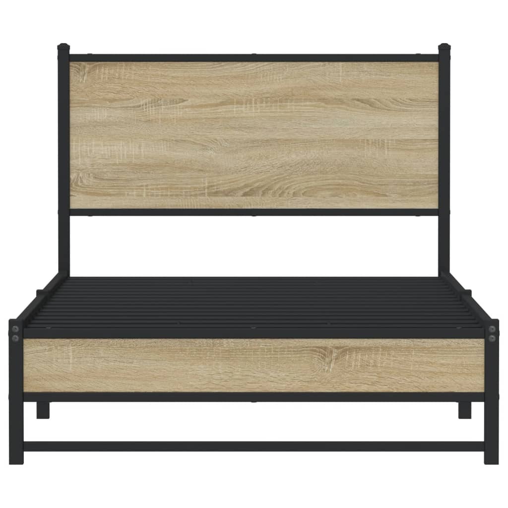 sengeramme uden madras 107x203 cm metal sonoma-eg