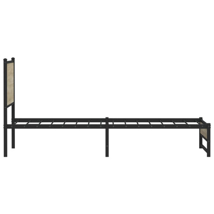 sengeramme uden madras 107x203 cm metal sonoma-eg