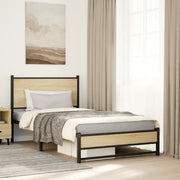 sengeramme uden madras 107x203 cm metal sonoma-eg