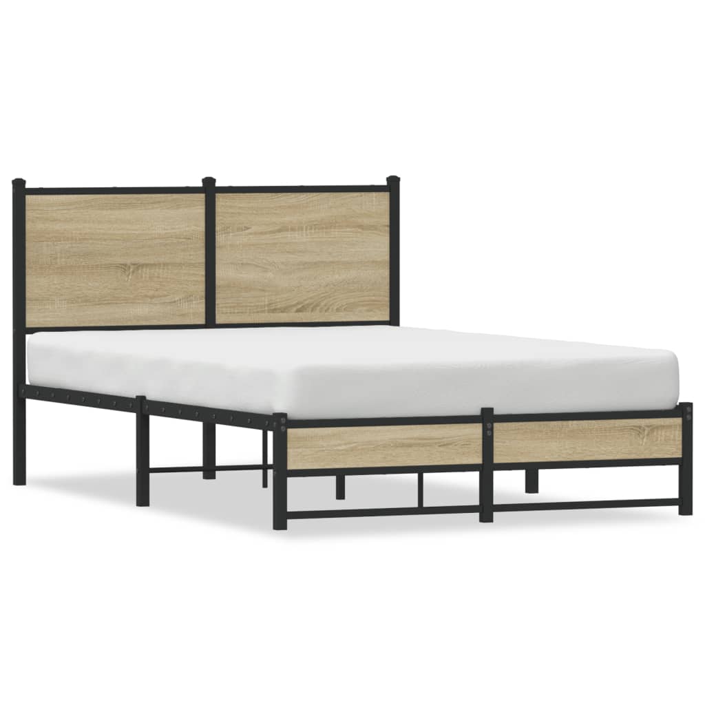 sengeramme uden madras 120x190 cm metal sonoma-eg