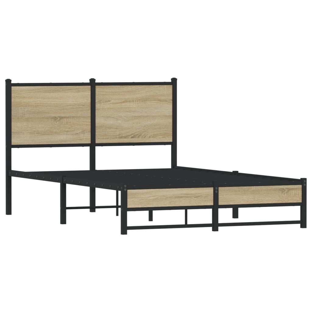 sengeramme uden madras 120x190 cm metal sonoma-eg