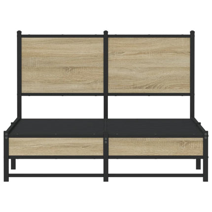 sengeramme uden madras 120x200 cm metal sonoma-eg