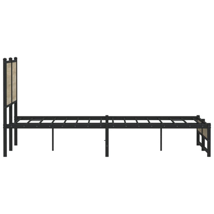 sengeramme uden madras 140x200 cm metal sonoma-eg