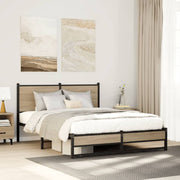 sengeramme uden madras 140x200 cm metal sonoma-eg