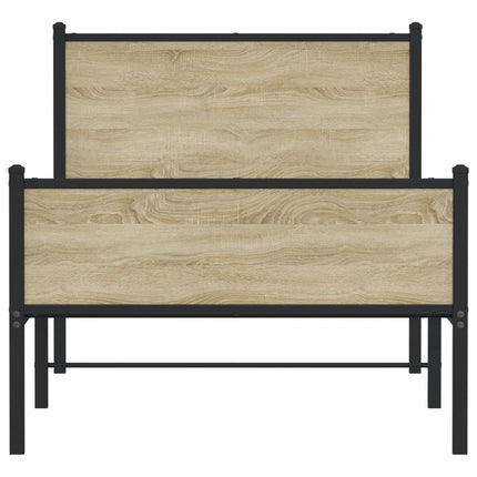 sengeramme uden madras 90x190 cm metal sonoma-eg