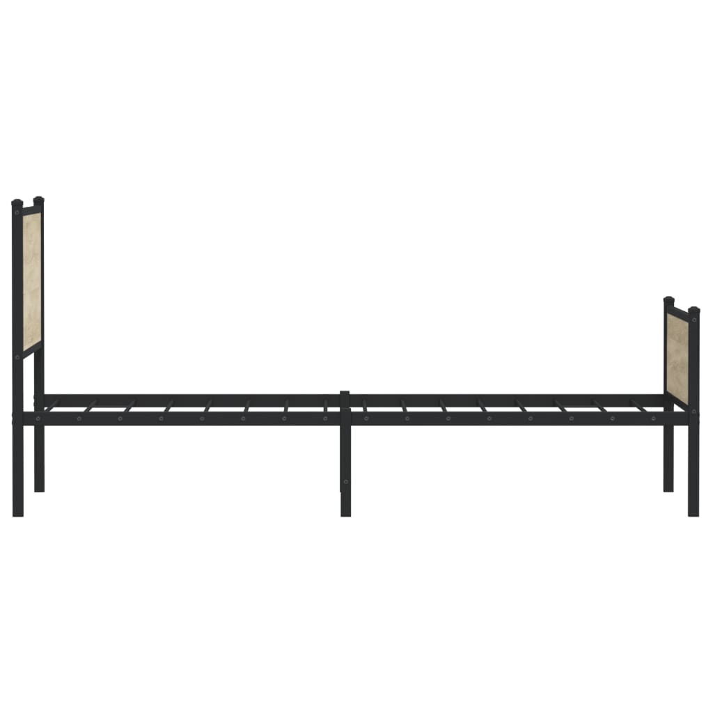 sengeramme uden madras 90x200 cm metal sonoma-eg