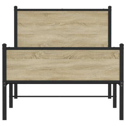 sengeramme uden madras 100x190 cm metal sonoma-eg