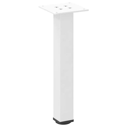 sofabordsben 4 stk. hvid 30-32 cm stål