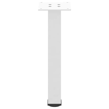 sofabordsben 4 stk. hvid 30-32 cm stål