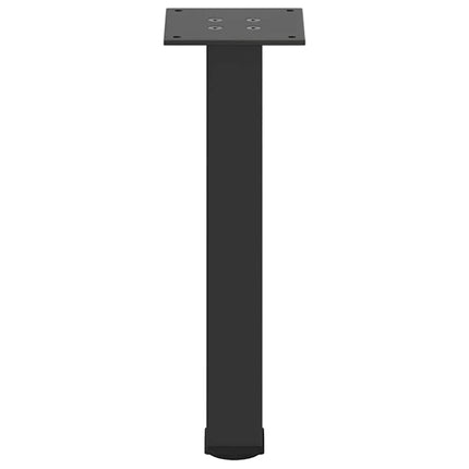sofabordsben 4 stk. sort 42-44 cm stål
