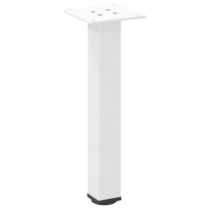 sofabordsben 4 stk. hvid 42-44 cm stål