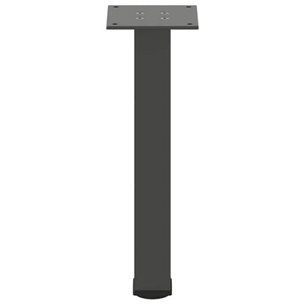 sofabordsben 4 stk. antracit 42-44 cm stål