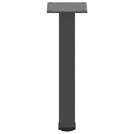 sofabordsben 4 stk. antracit 42-44 cm stål