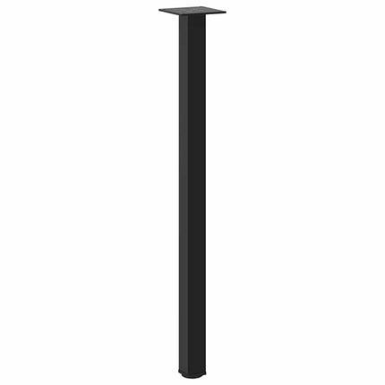 konsolbordben 4 stk. sort 72-74 cm stål