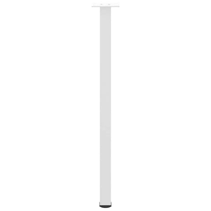 konsolbordben 4 stk. hvid 72-74 cm stål
