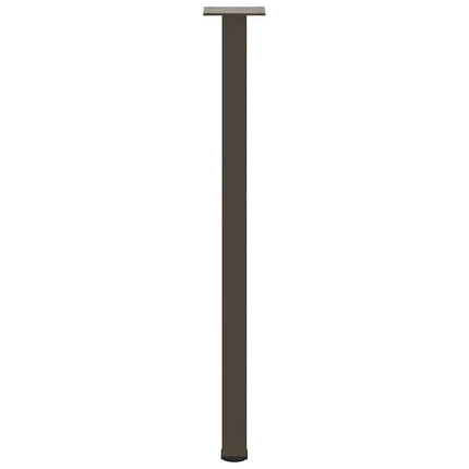 konsolbordben 4 stk. naturstål 72-74 cm stål
